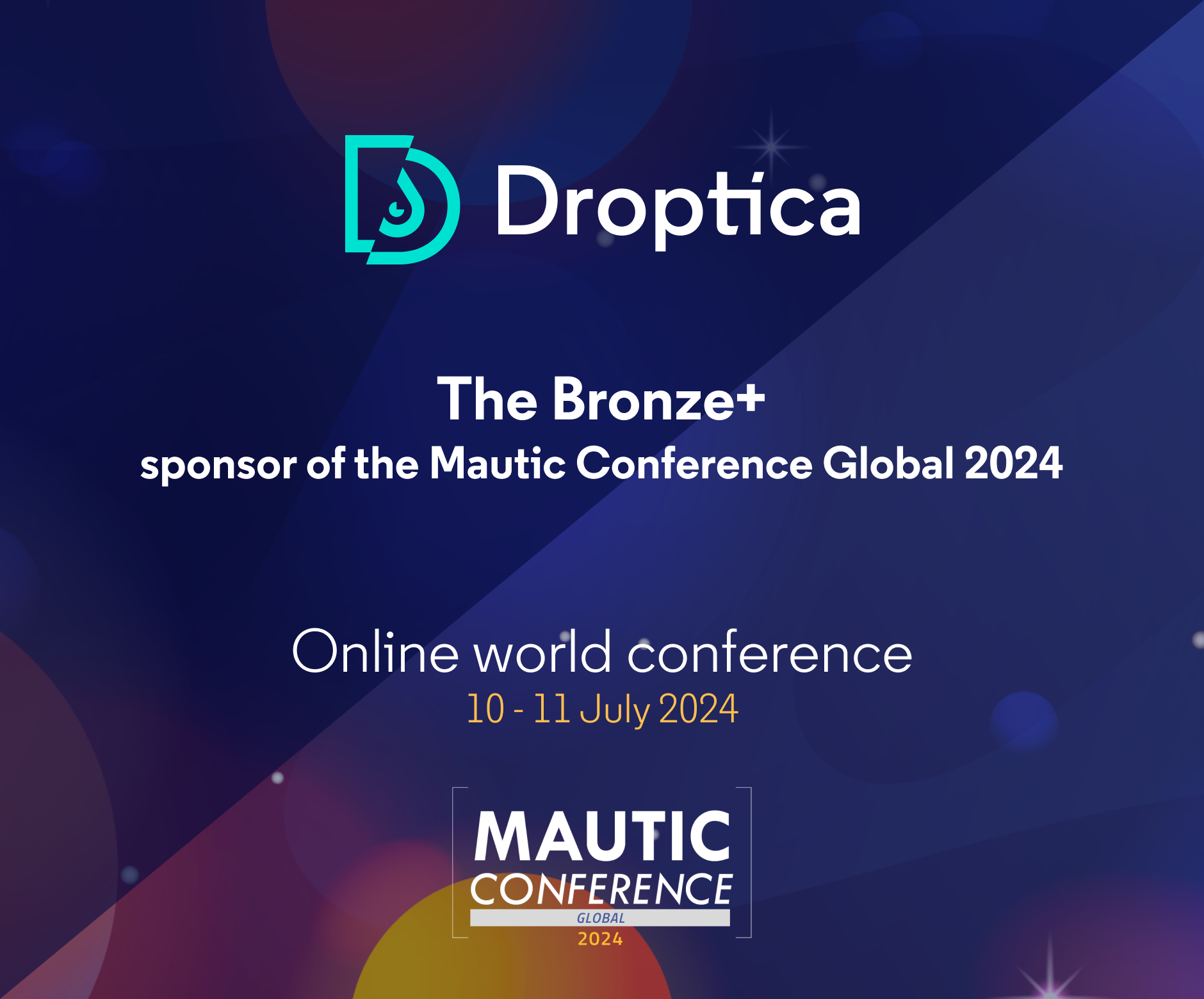 Droptica będzie uczestniczyć w konferencji Mautic Conference Global 2024 jako sponsor Bronze+.