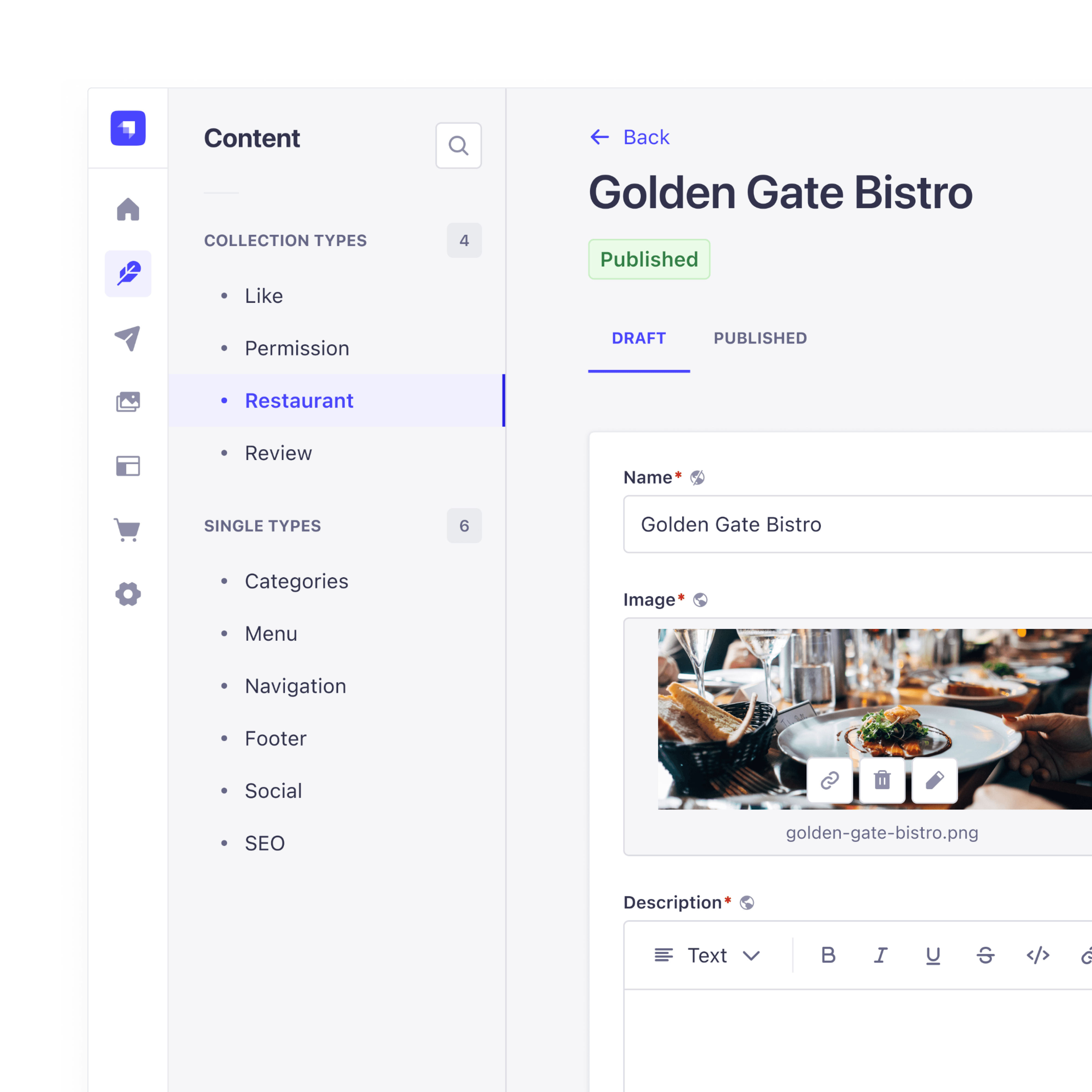 Edycja treści w systemie zarządzania treścią Strapi